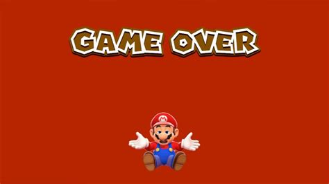 mario game over|Gallery:Game Over .